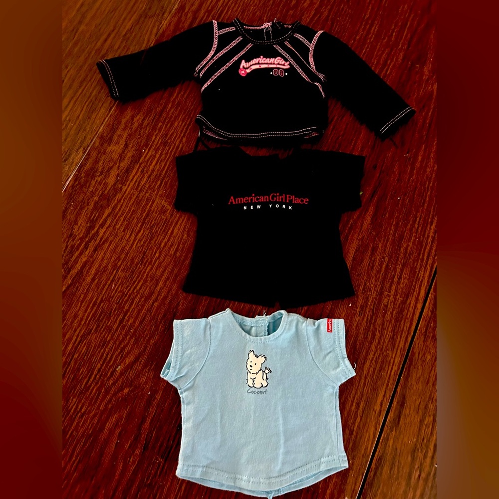 Three American Girl Doll Tops